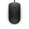 Dell MS116 | Bekabelde Muis | Links- en Rechtshandig | USB-A | 1000 DPI | Zwart