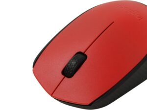 Logitech M171 | Draadloze Muis | Links- en Rechtshandig | RF | 1000 DPI | Rood/Zwart
