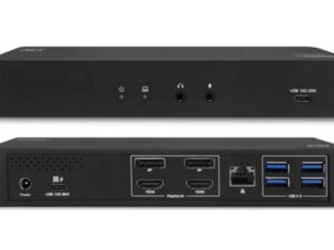 ACT AC7160 | 4K Docking Station & Poortreplicator | USB-C 3.2 Gen 2 | Zwart
