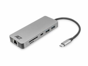 ACT AC7092 USB-C Hub 3.0 | 2x USB-A & 2x USB-C Poorten | 5 Gbps | Aluminium Behuizing | 12 cm Kabel