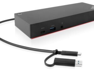 Lenovo 40AF0135EU | Docking Station & Poortreplicator | USB-C | Zwart