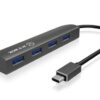 ACT AC6405 | USB 3.2 Gen 1 Hub | Type-C | 5 Gbit/s | Zwart