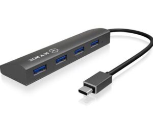 ACT AC6405 | USB 3.2 Gen 1 Hub | Type-C | 5 Gbit/s | Zwart