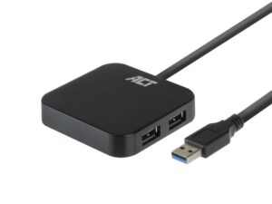 ACT AC6305 | USB 3.2 Gen 1 Hub | Type-A | 5 Gbit/s | Zwart