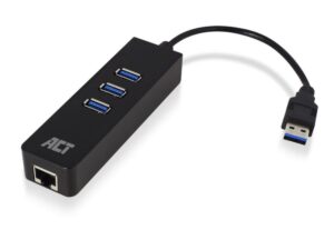 ACT AC6310 | USB 3.2 Gen 1 Interface Hub | Type-A | 5 Gbps | Zwart