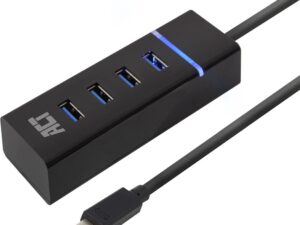 ACT AC6415 | Interface Hub | USB 3.2 Gen 1 (3.1 Gen 1) Type-C | 5000 Mbit/s | Zwart