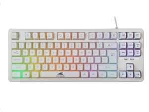 Baracuda KRILL RGB | Tenkeyless Bedraad Gaming Toetsenbord | QWERTY | Wit