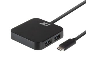 ACT AC6410 | USB 3.2 Gen 2 Hub | Type-C | 5 Gbit/s | Zwart