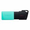 Kingston DataTraveler Exodia M | 256GB USB-A 3.2 Flash Drive | Zwart/Turkoois