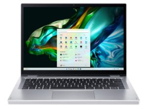 Acer Aspire 3 Spin 2-in-1 | 14" WUXGA Touch (1920x1200) | Intel Core i3-N305 | 8GB DDR5 RAM | 256GB SSD | Windows 11 Home S Mode