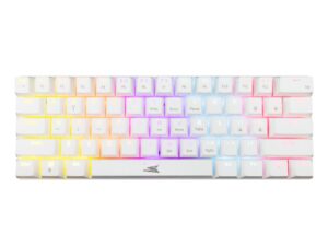 Baracuda DOLPHIN RGB 60% | Bedraad Gaming Toetsenbord | Red Switches | Anti-Ghosting | QWERTY | Wit