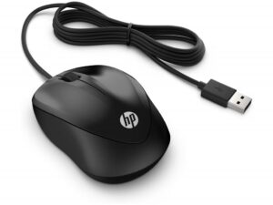 HP 1000 | Bekabelde Muis | Links- en Rechtshandig | 1000 DPI | Zwart