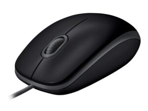 Logitech B110 Silent | Bekabelde Muis | Links- en Rechtshandig | USB-A | 1000 DPI | Zwart